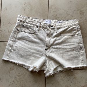Frame boyfriend style shorts - size 30. Perfect condition!